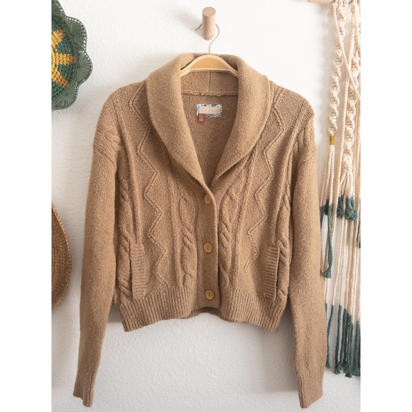 Pilcro Sweaters - Pilcro Anthropologie Tan Sweater Cardigan XS